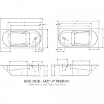 Ванна акриловая Riho Lazy L Ванна акриловая Riho Lazy L
